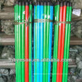 pvc cover wood broom stick 2.2*120cm